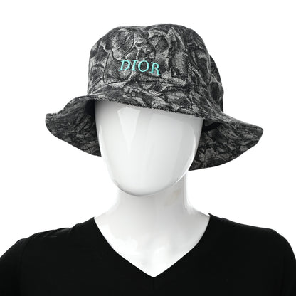 Christian Dior Cotton Jardin Floral Bucket Hat L Blue 2 of 10