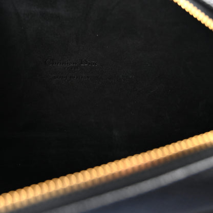 Christian Dior Grained Calfskin Caro Double Pouch Black 6 of 9