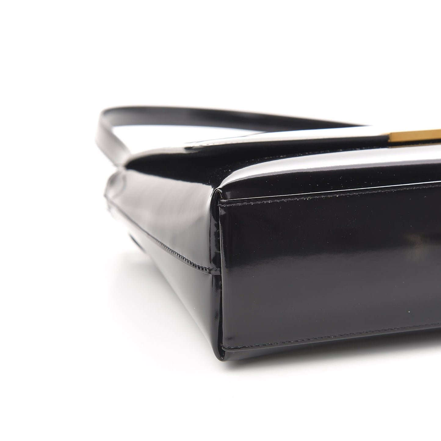 Patent Le 90 Shoulder Bag Black