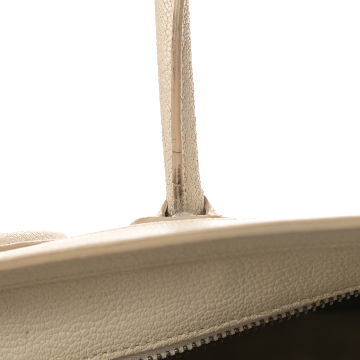 Goatskin Micro Luggage White