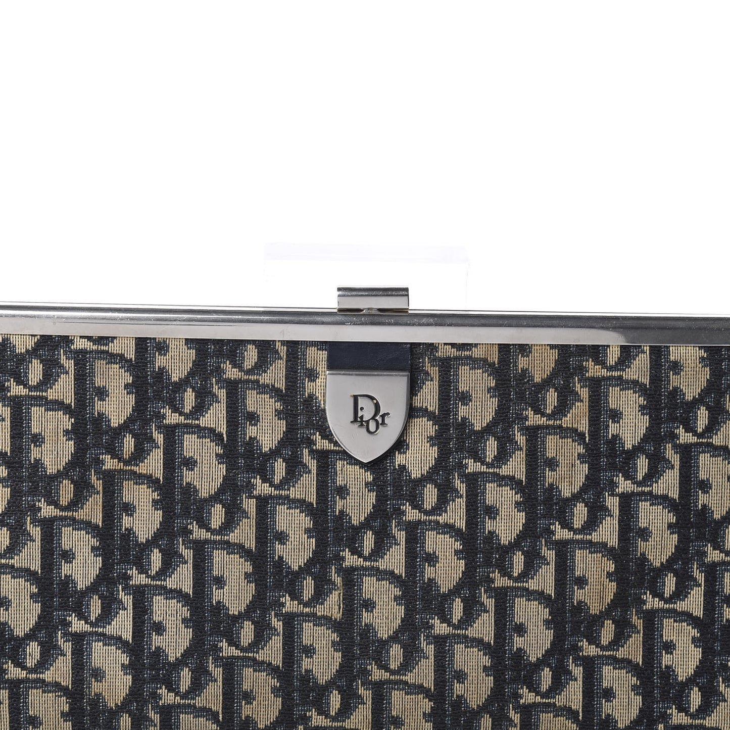 Monogram Clutch Blue