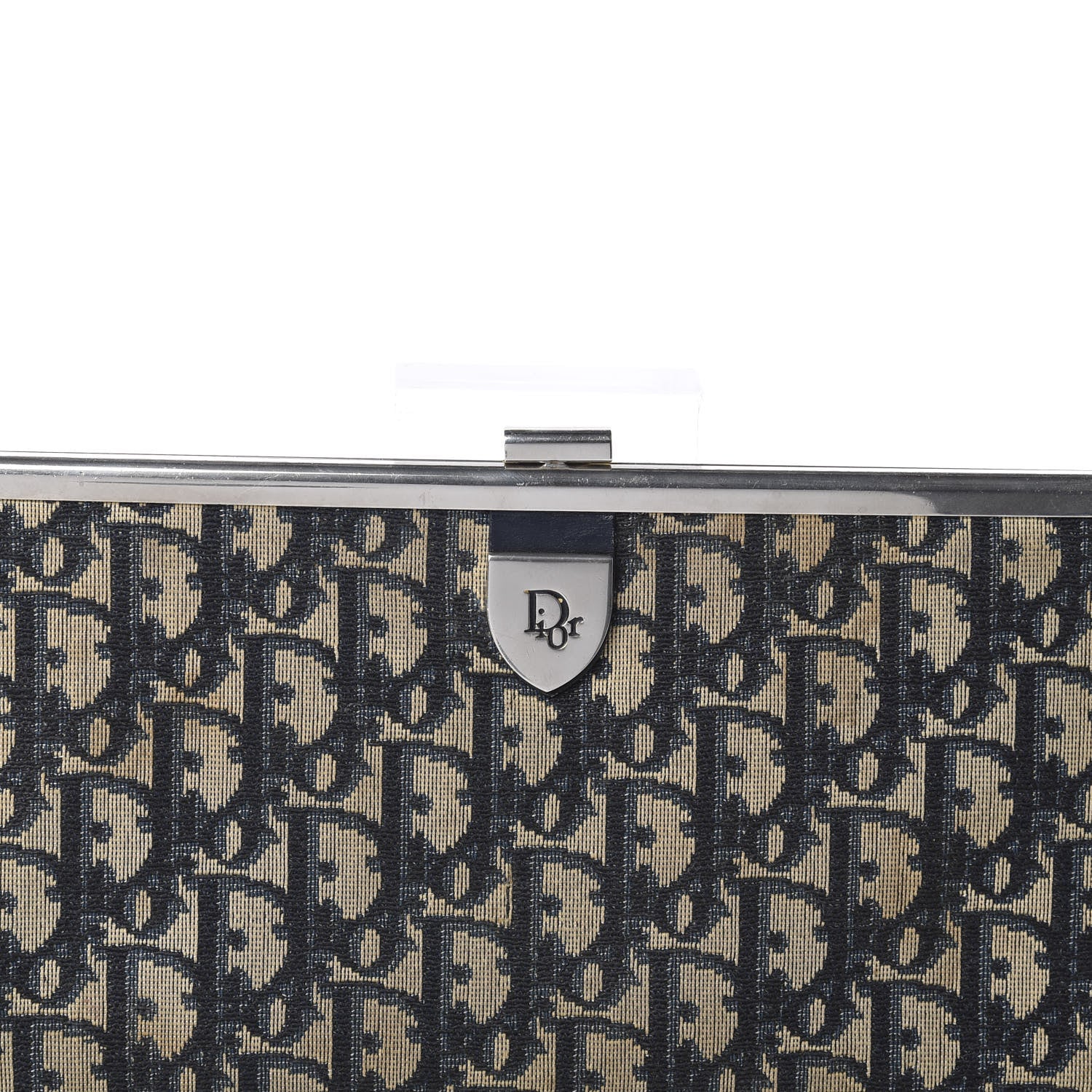 Christian Dior Monogram Clutch Blue 10 of 10