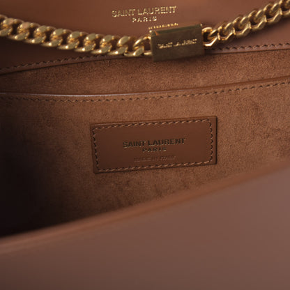 Saint Laurent Smooth Calfskin Medium Classic Monogram Kate Tassel Satchel Fauve 8 of 11