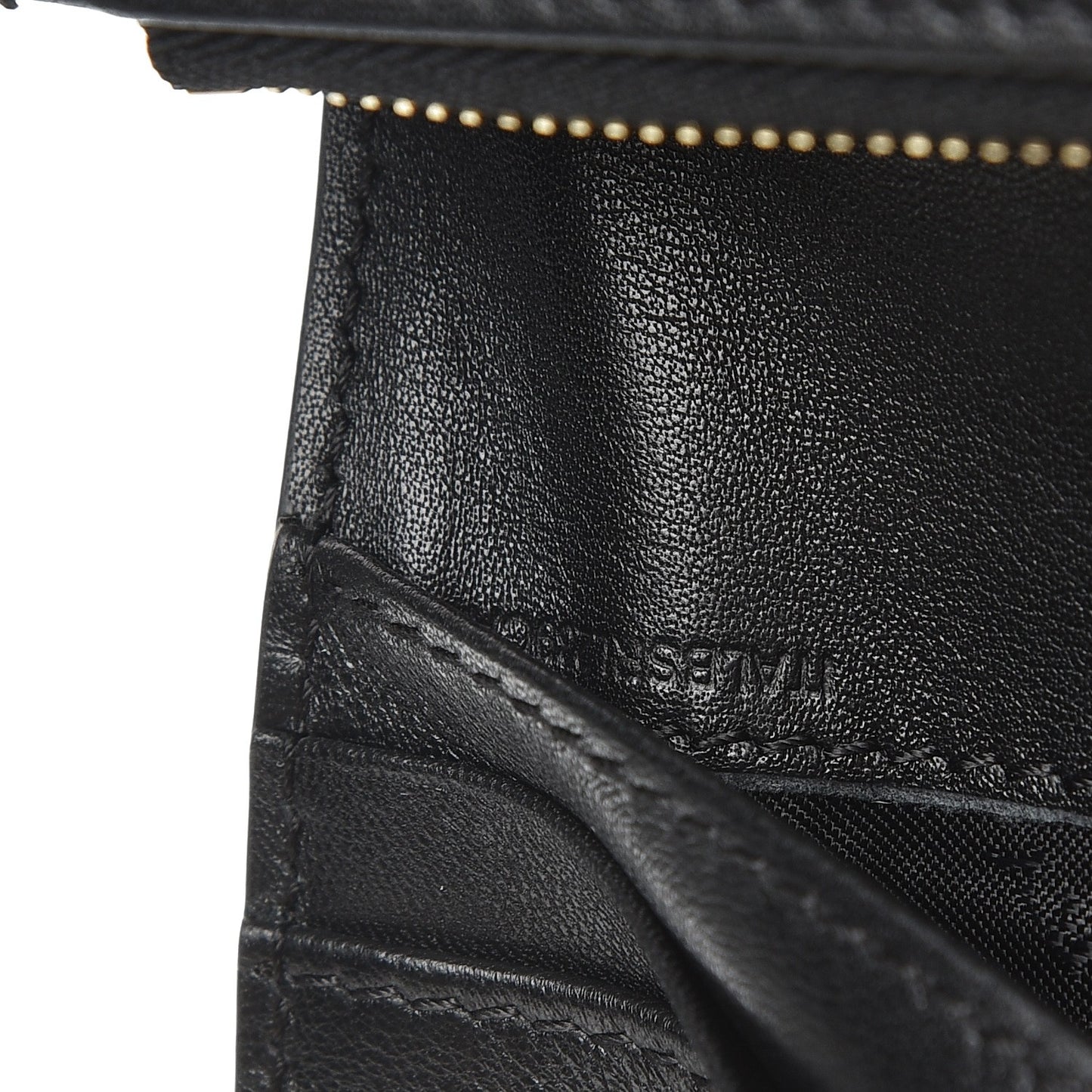 Calfskin House Check Porter Continental Wallet Black