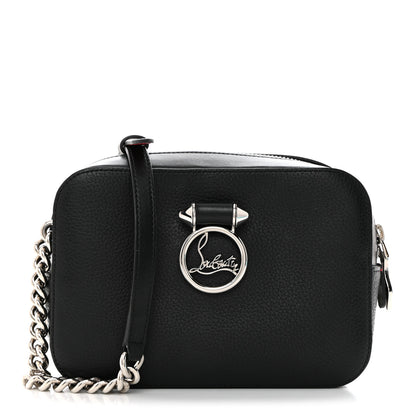 Christian Louboutin Empire Calfskin Mini Rubylou Crossbody Black Red 1 of 10