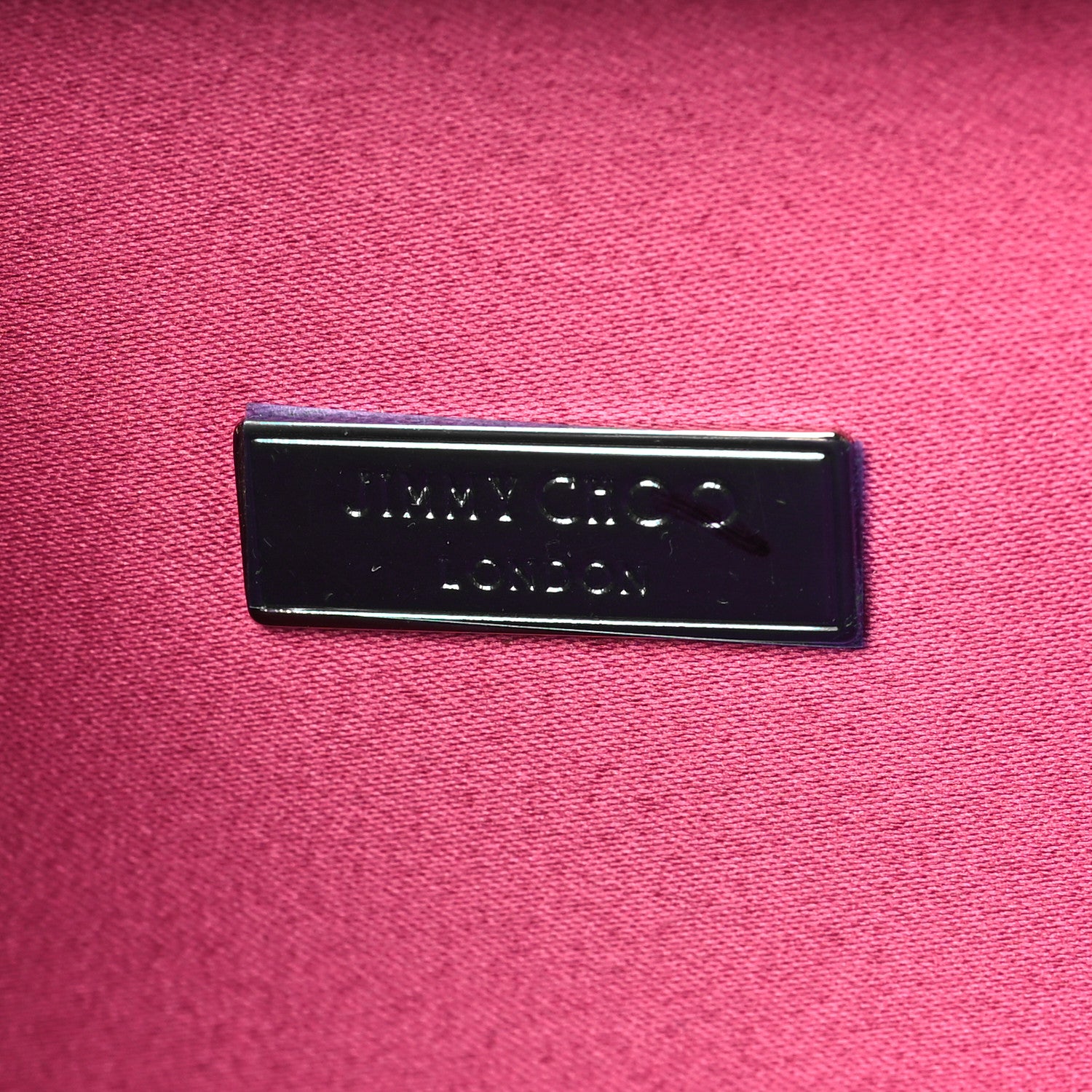 Jimmy Choo Coarse Glitter Clutch Pink 6 of 10