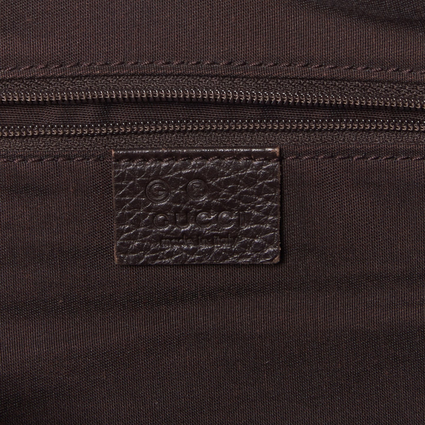 Nylon Monogram Medium Abbey Shoulder Bag Brown