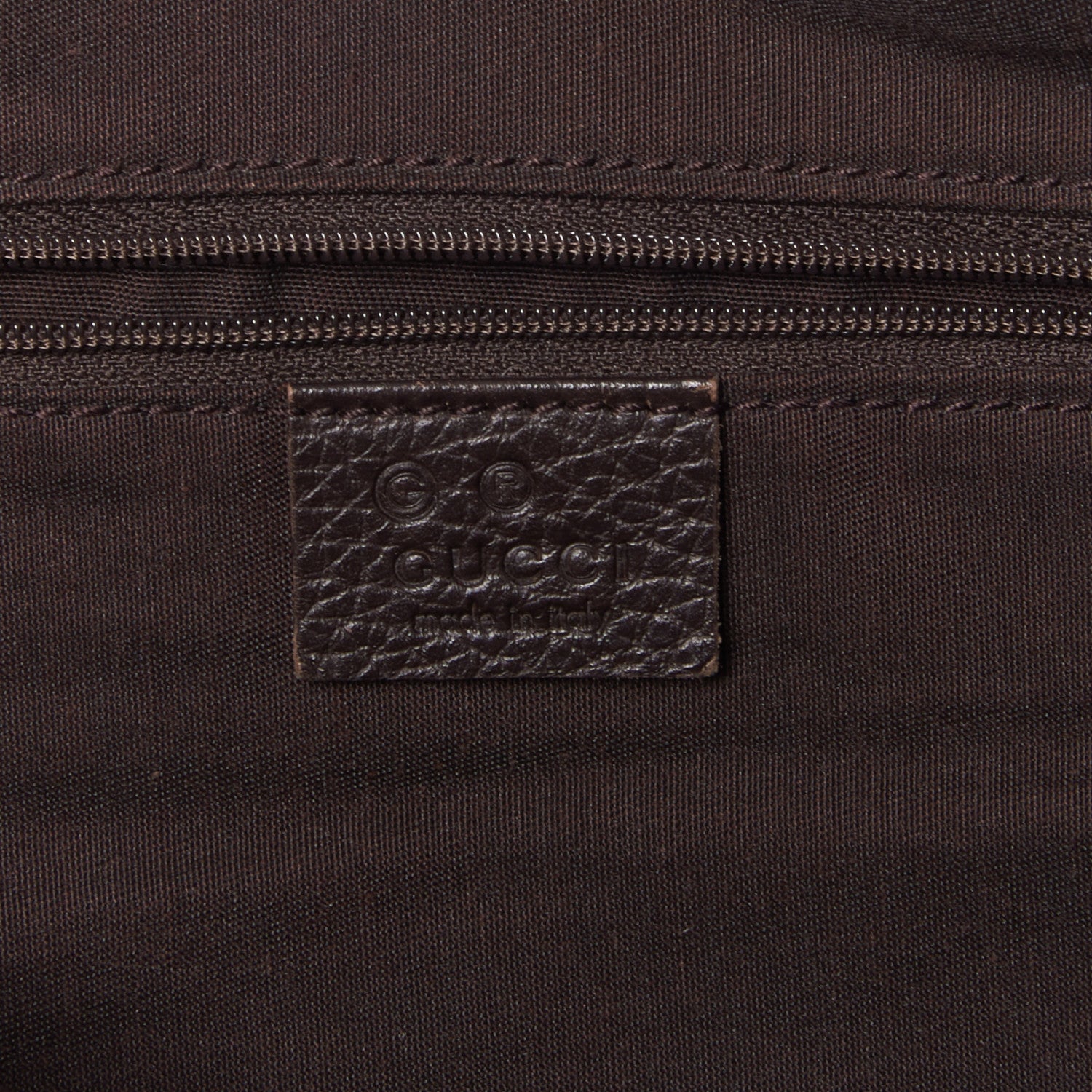 Gucci Nylon Monogram Medium Abbey Shoulder Bag Brown 7 of 7