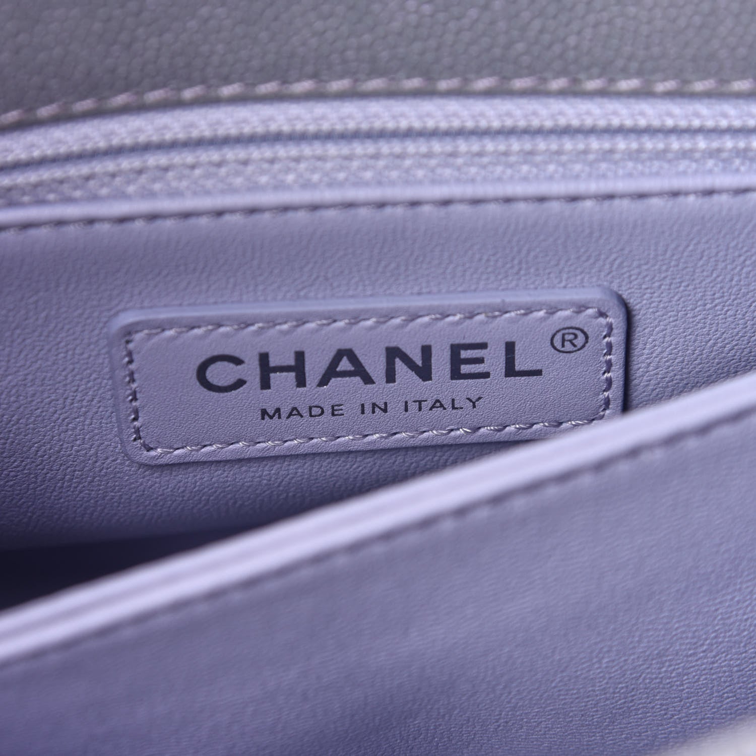 Chanel Iridescent Caviar Quilted Mini Coco Handle Flap Purple 6 of 10
