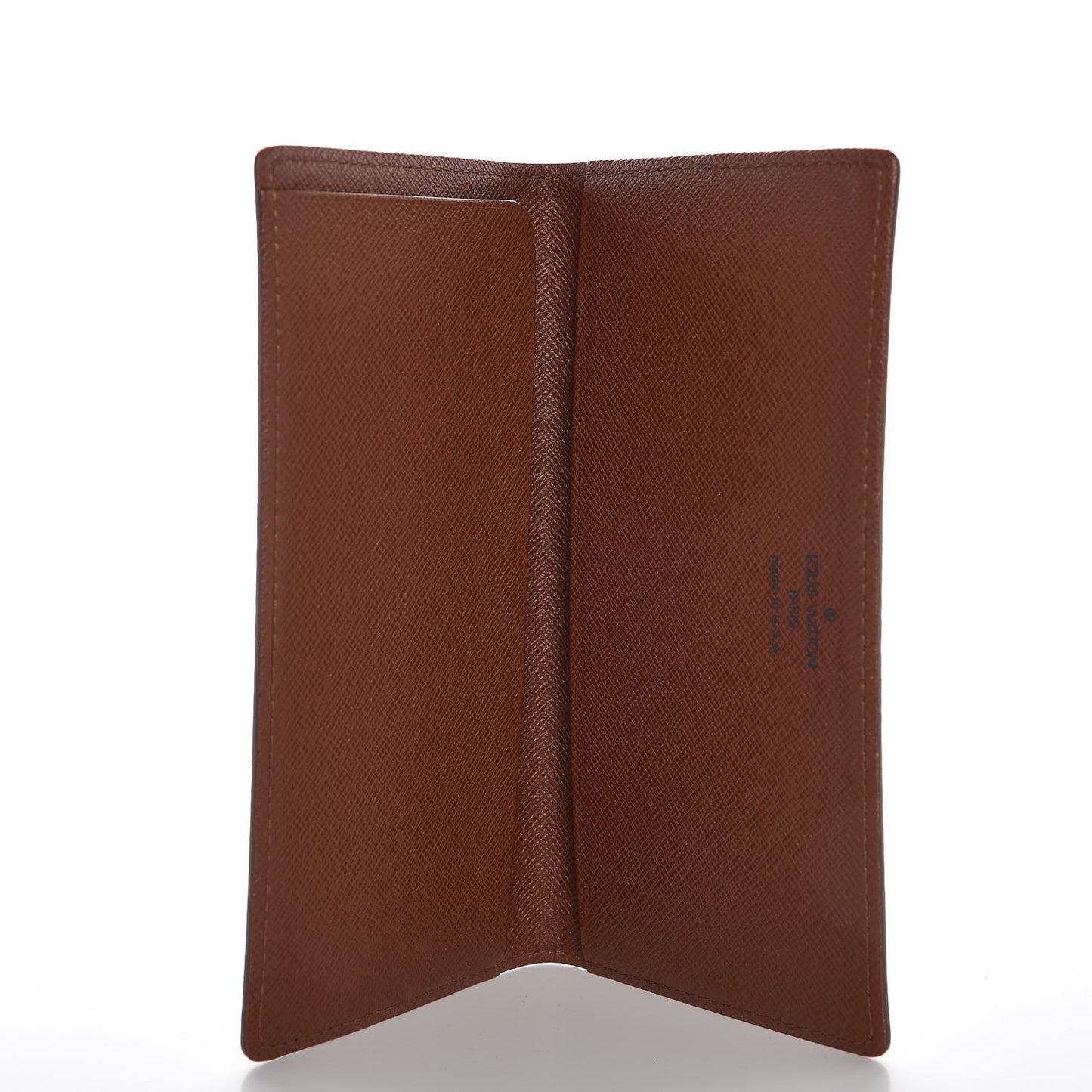 Monogram Simple Checkbook Holder Wallet Cover
