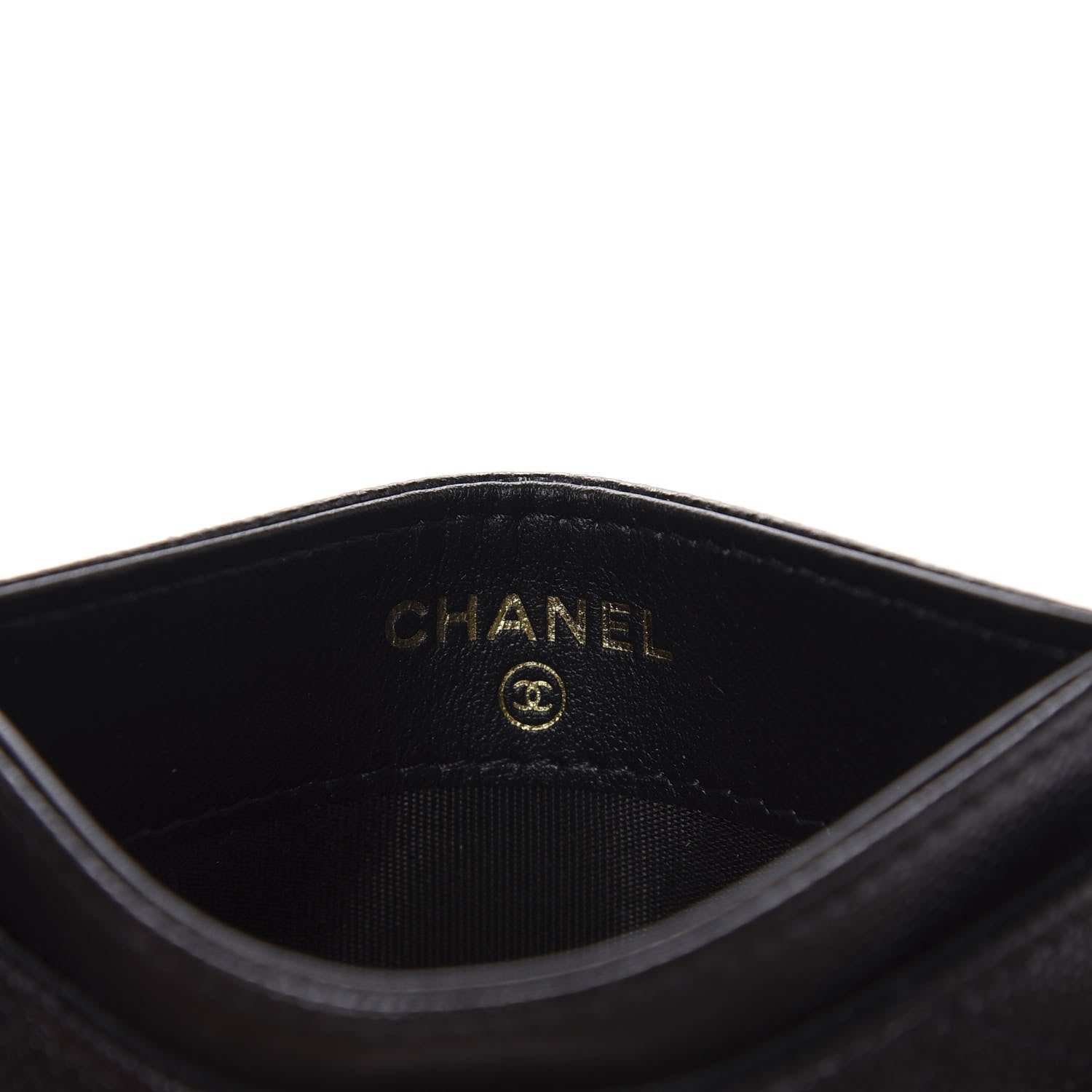 Chanel Caviar Quilted French New Wave Card Holder Black 6 of 8