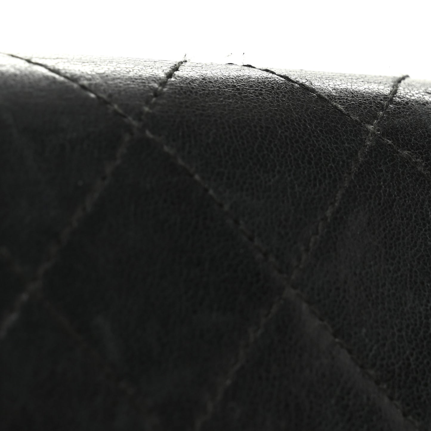 Lambskin Quilted Mini Square Flap Bag Black
