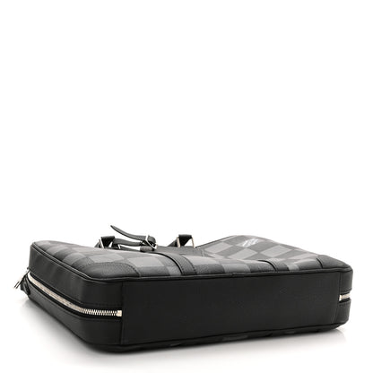 Louis Vuitton Damier Sirius Briefcase Black 4 of 9
