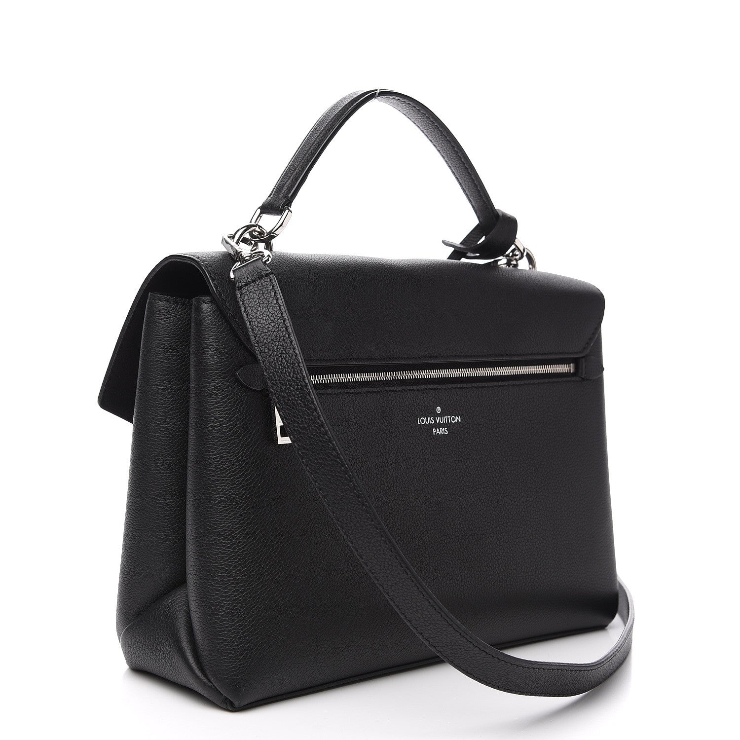 Louis Vuitton Soft Calfskin My Lockme Top Handle Black 2 of 9