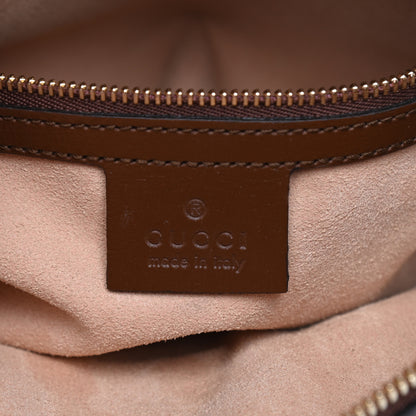 Gucci GG Supreme Monogram Small Horsebit 1955 Shoulder Bag Beige Brown Sugar 6 of 11