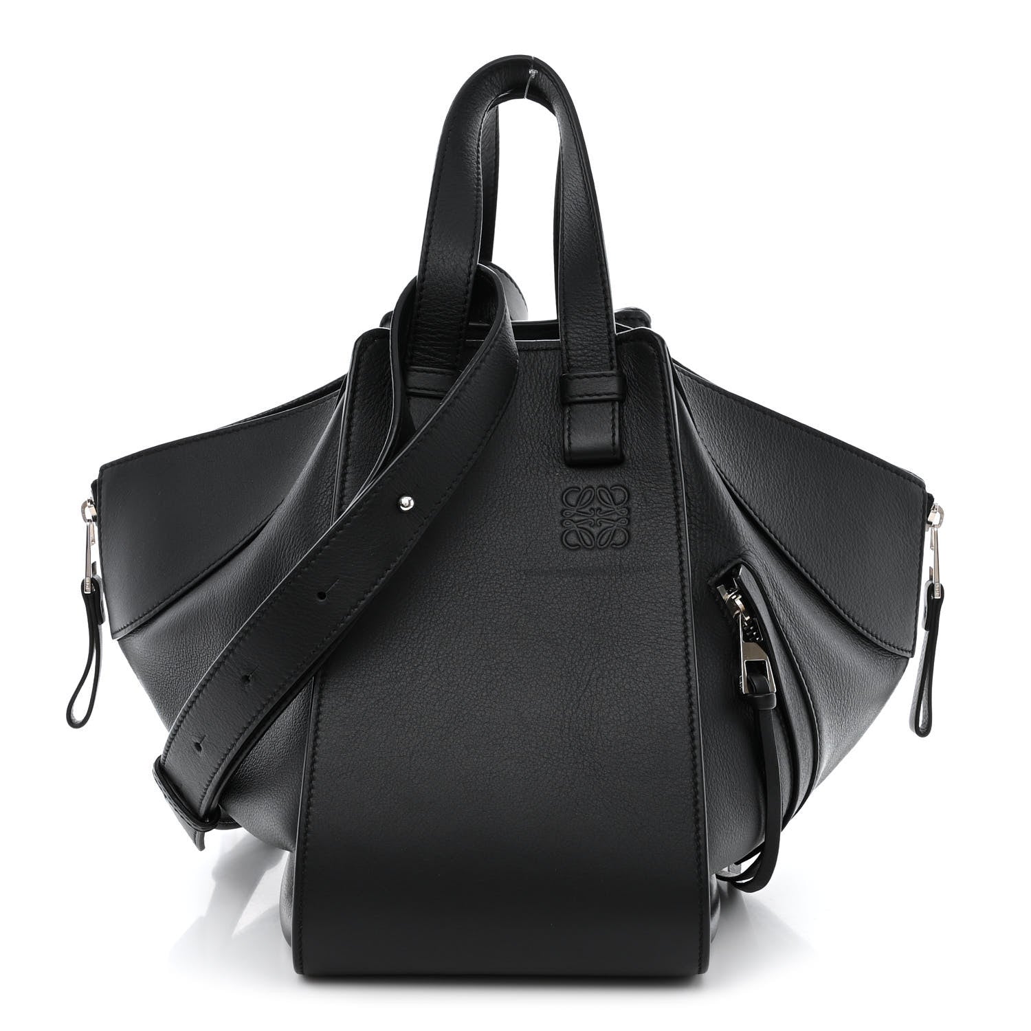 Loewe Calfskin Small Hammock Shoulder Bag Black 1 of 10