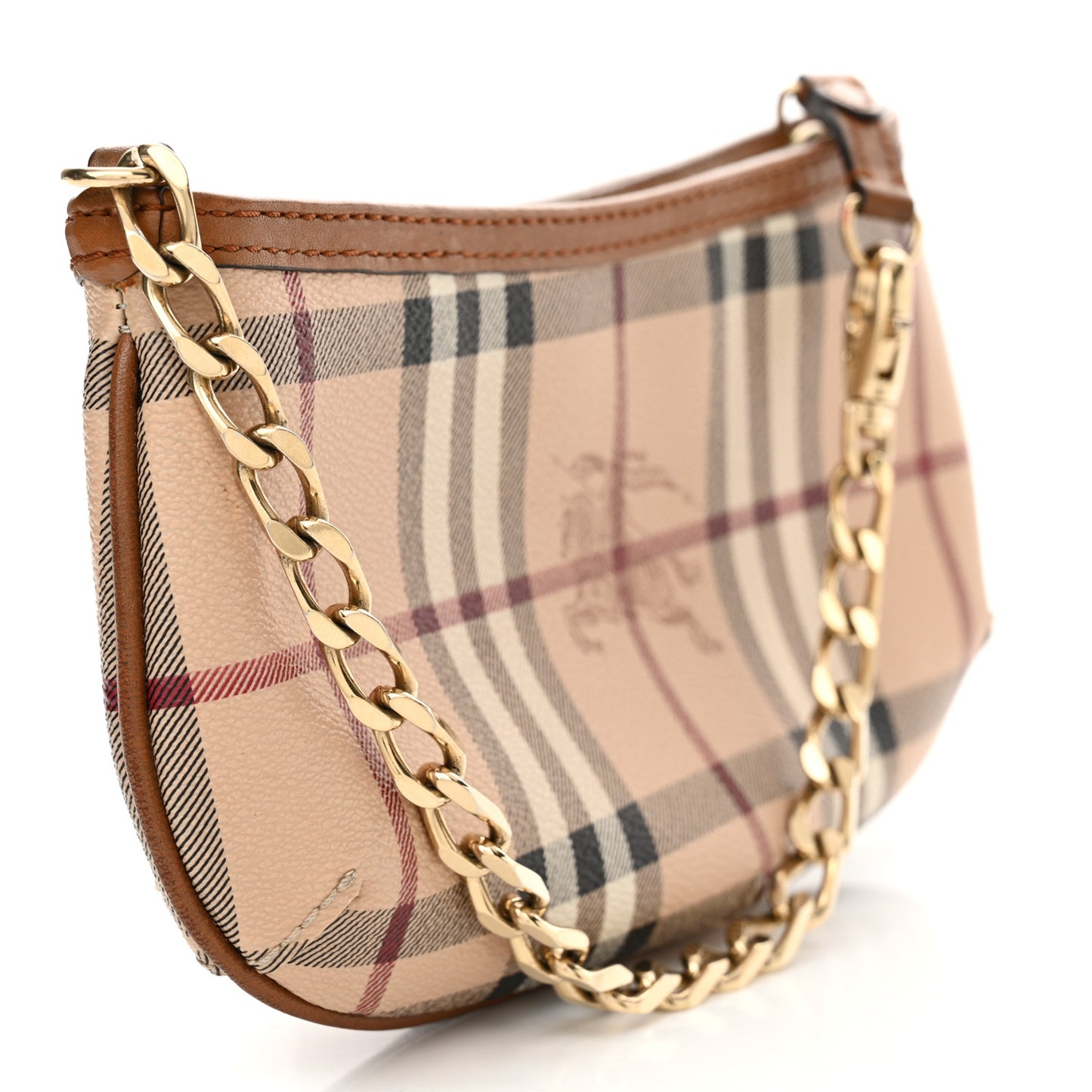 Haymarket Check Clara Pochette Brown