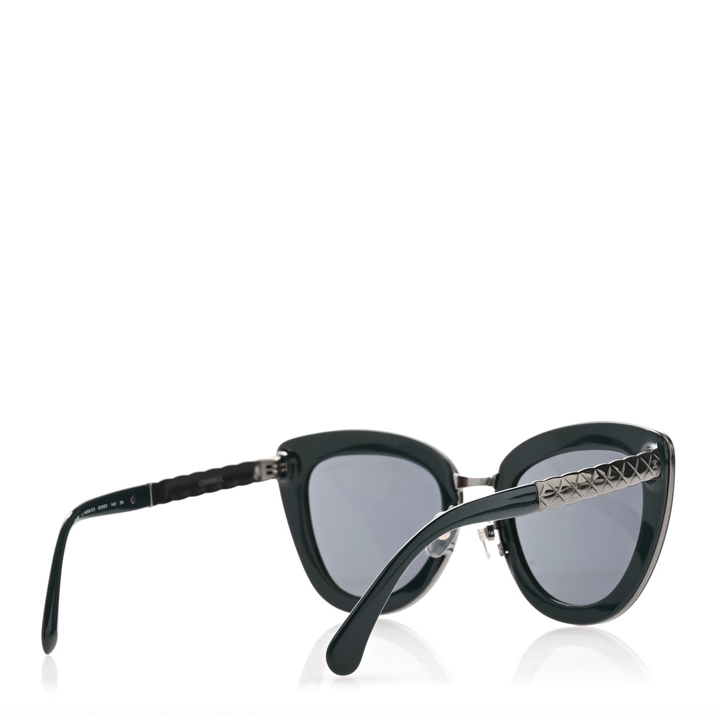 Cat Eye Quilted Sunglasses 5368 Green