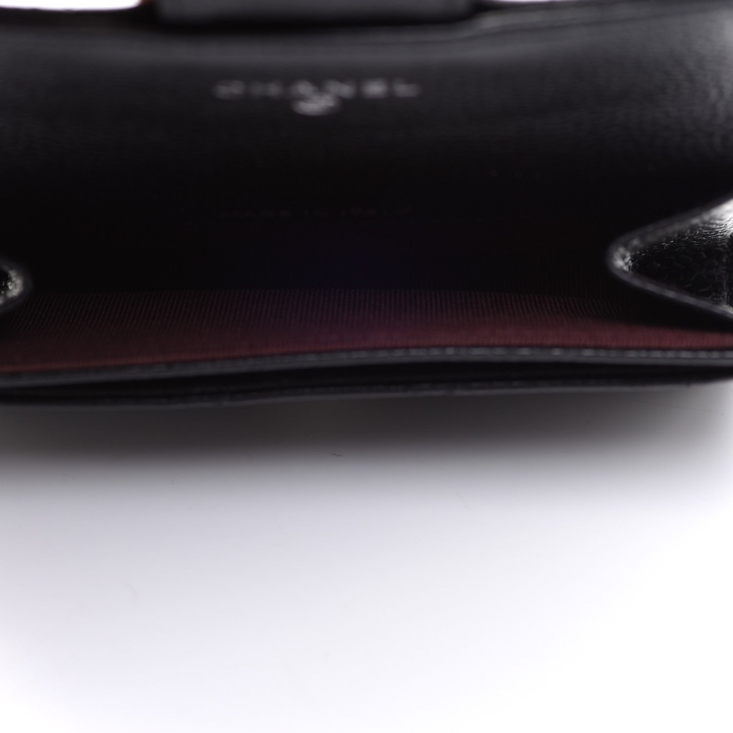 Chanel Caviar Quilted Flap Card Holder Wallet Black 5 of 9