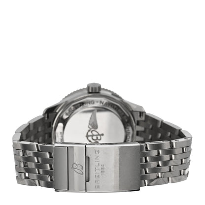 Breitling Stainless Steel Diamond Mother of Pearl 35mm Navitimer Automatic Watch A17395211A1A1 3 of 4