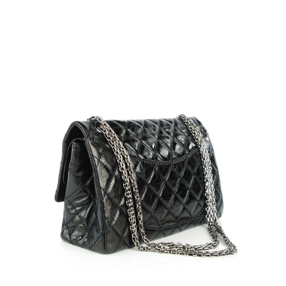 Chanel CHANELGlazed Calfskin Quilted 2.55 Reissue 226 Flap Black 3 of 9