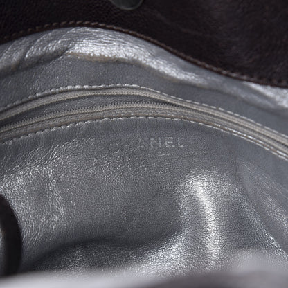Chanel Glazed Caviar East West Modern Chain Tote Brown 8 of 13