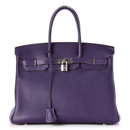 Hermes Togo Birkin 35 Iris 1 of 31