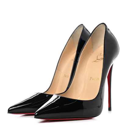 Christian Louboutin Patent So Kate 120 Pumps 38 Black 3 of 9
