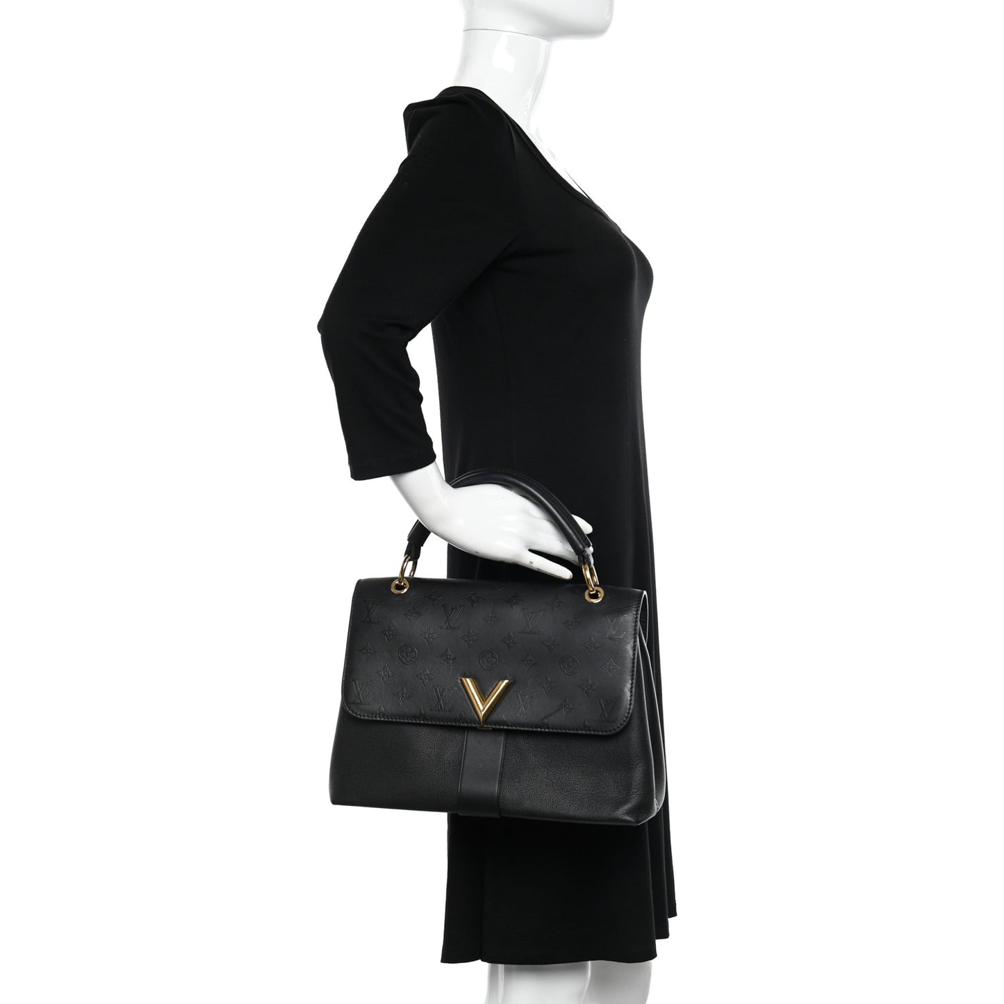 Calfskin Monogram Very One Handle Black