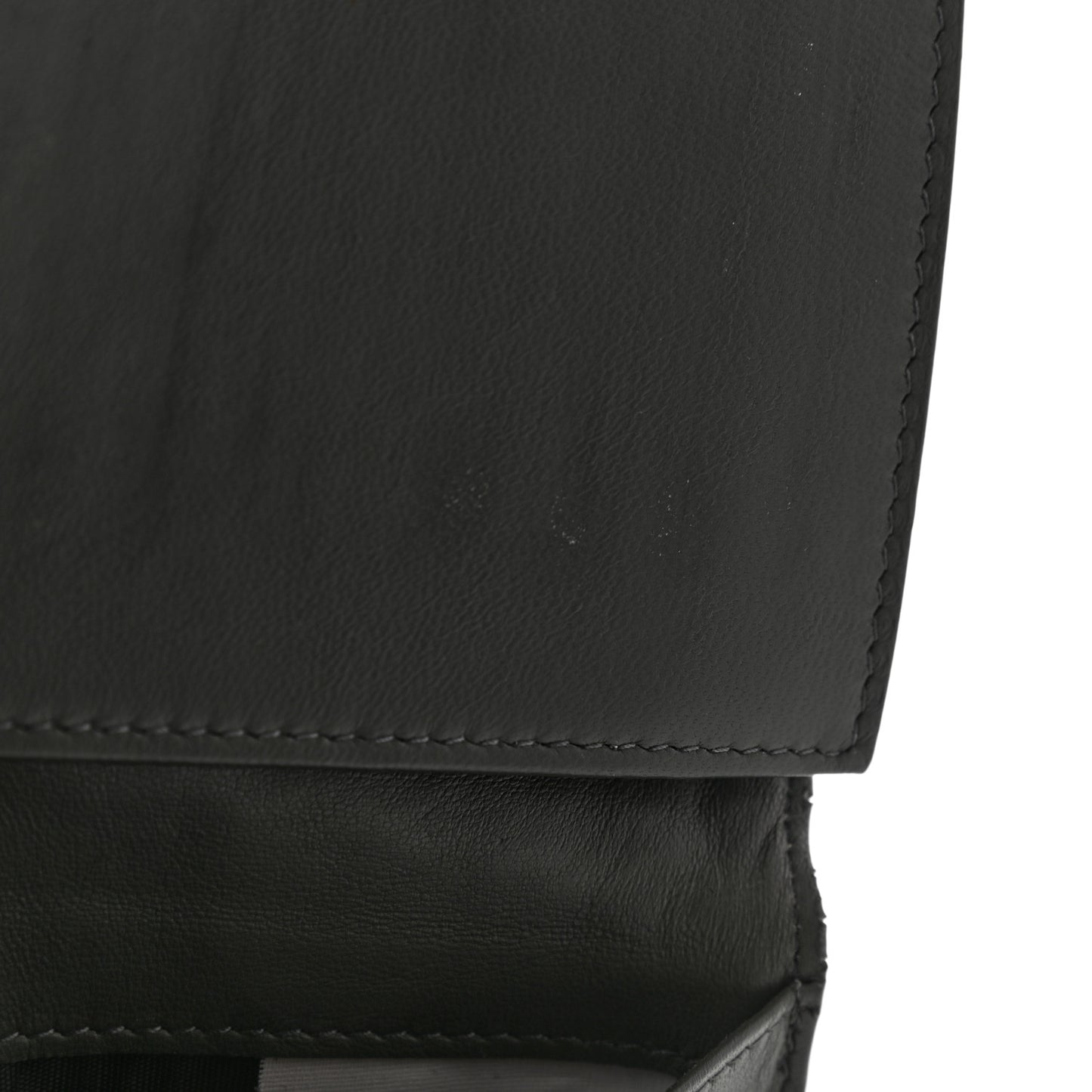 Nappa Intrecciato Continental Wallet Grey