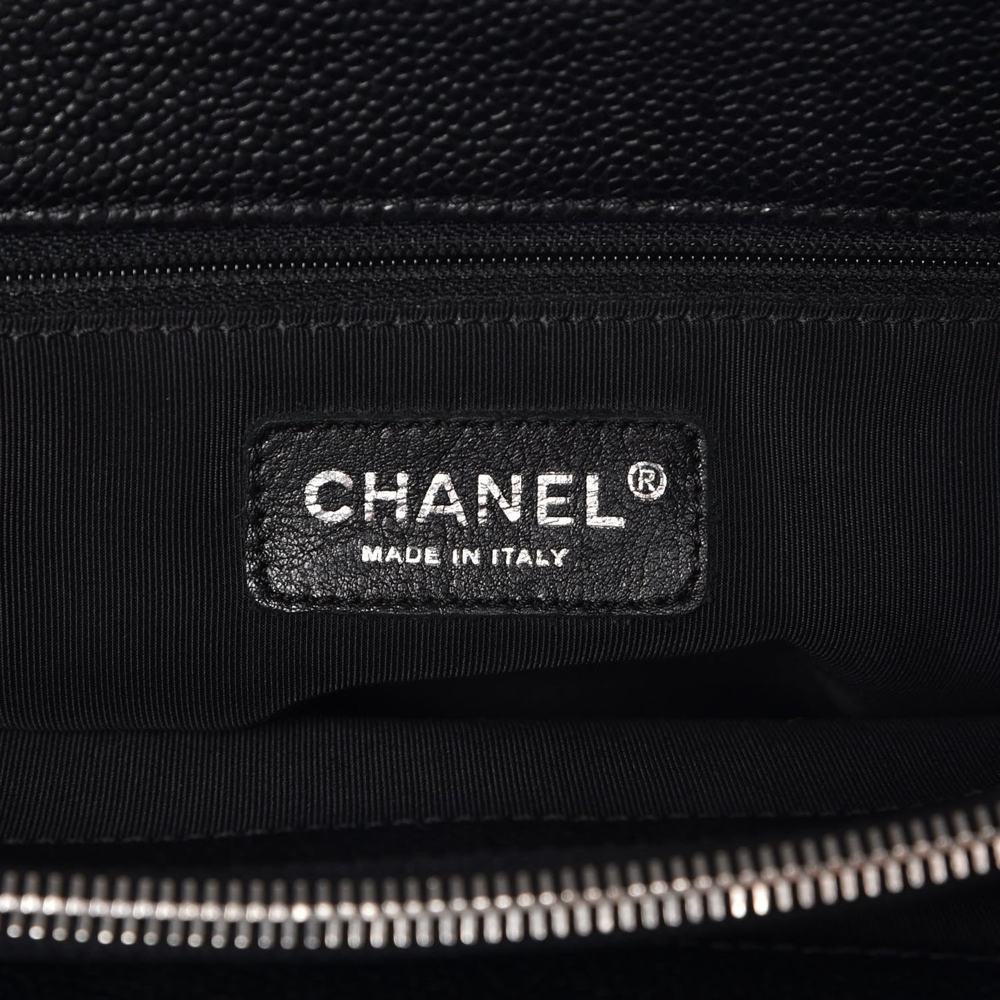 Caviar Quilted Grand Shopping Tote GST Black