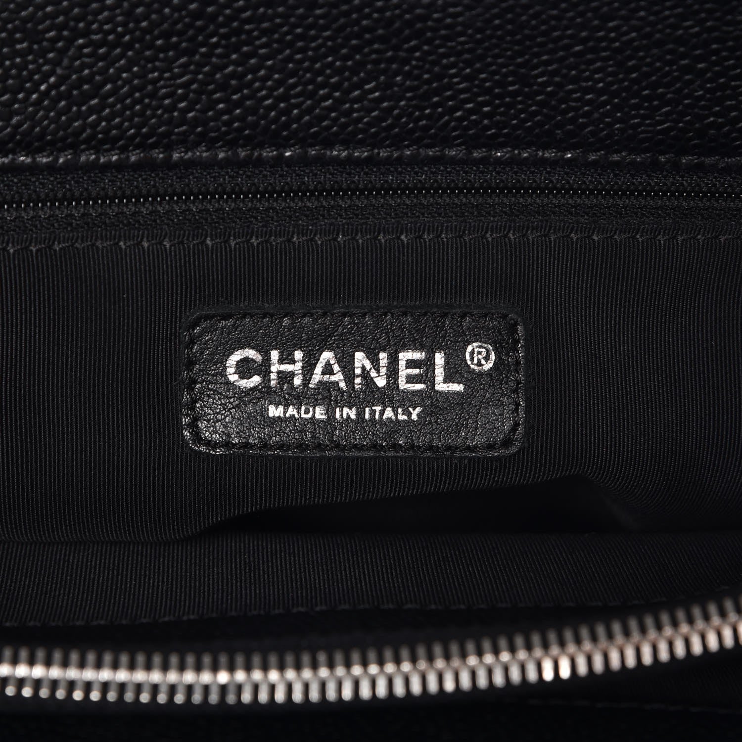 Chanel Caviar Quilted Grand Shopping Tote GST Black 6 of 8
