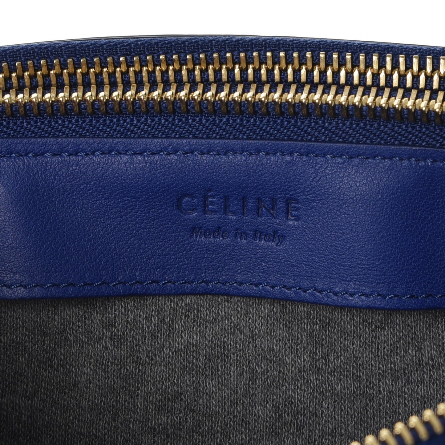 Lambskin Large Trio Crossbody Bag Indigo