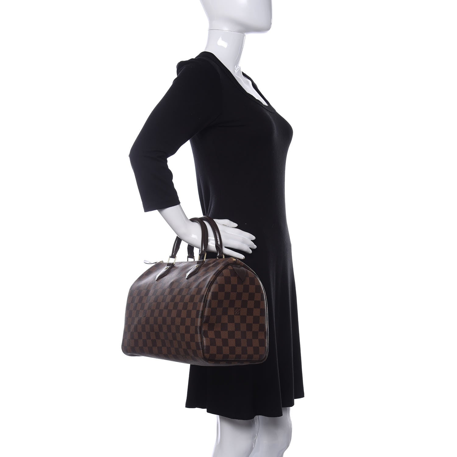 Louis Vuitton Damier Ebene Speedy 30 2 of 10