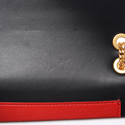 Valentino Garavani Smooth Calfskin Small VLock Shoulder Bag Bianco Ottico Rouge Pur 7 of 9