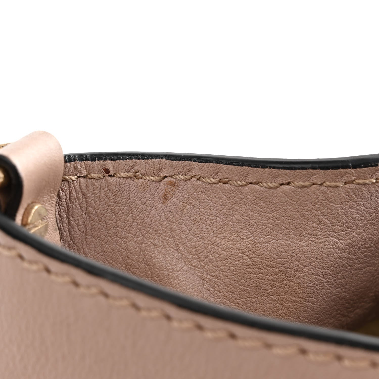 Valentino Garavani Vitello Medium Rockstud Tote Poudre 10 of 15