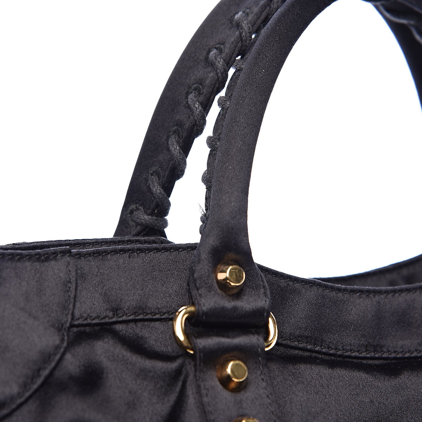 Satin Classic Gold Hardware City Black