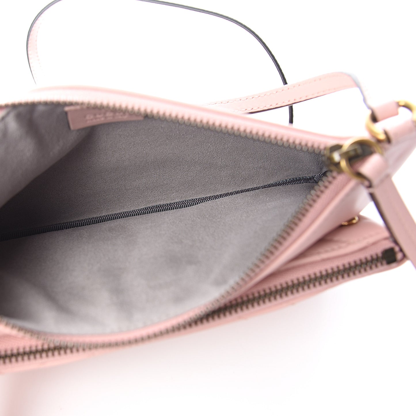 Calfskin Matelasse Small GG Marmont Double Zip Shoulder Bag Perfect Pink