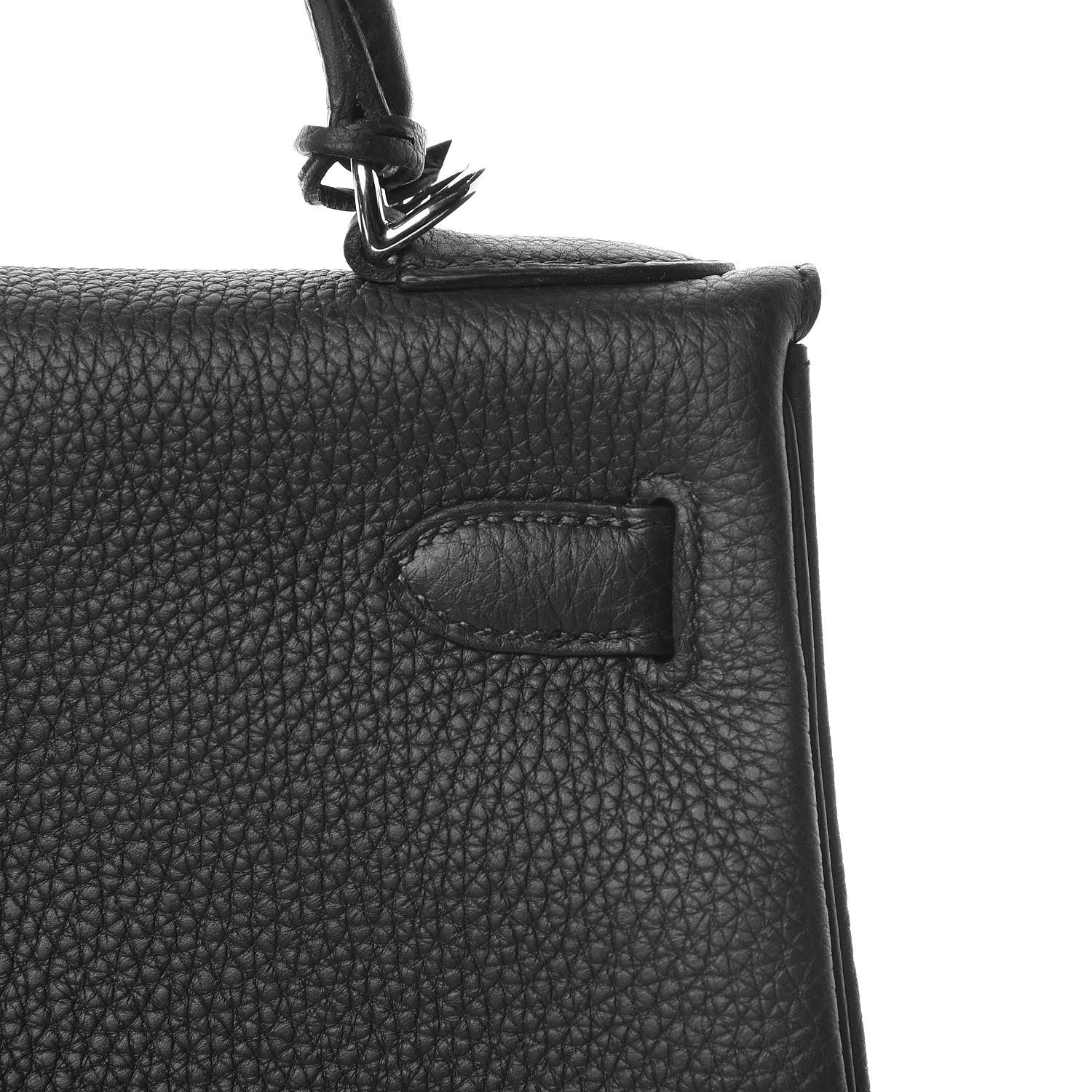 Hermes Togo Kelly Retourne 28 Black 18 of 37
