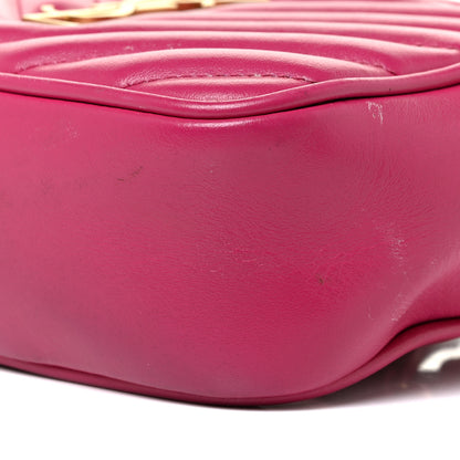 Saint Laurent Calfskin Matelasse Monogram Lou Belt Bag Bright Pink 10 of 24
