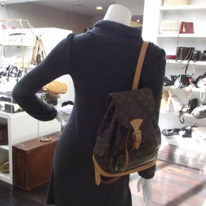 Louis Vuitton Monogram Montsouris MM Backpack 2 of 9