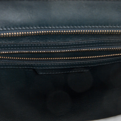 Celine Smooth Calfskin Mini Luggage Navy Blue 6 of 9