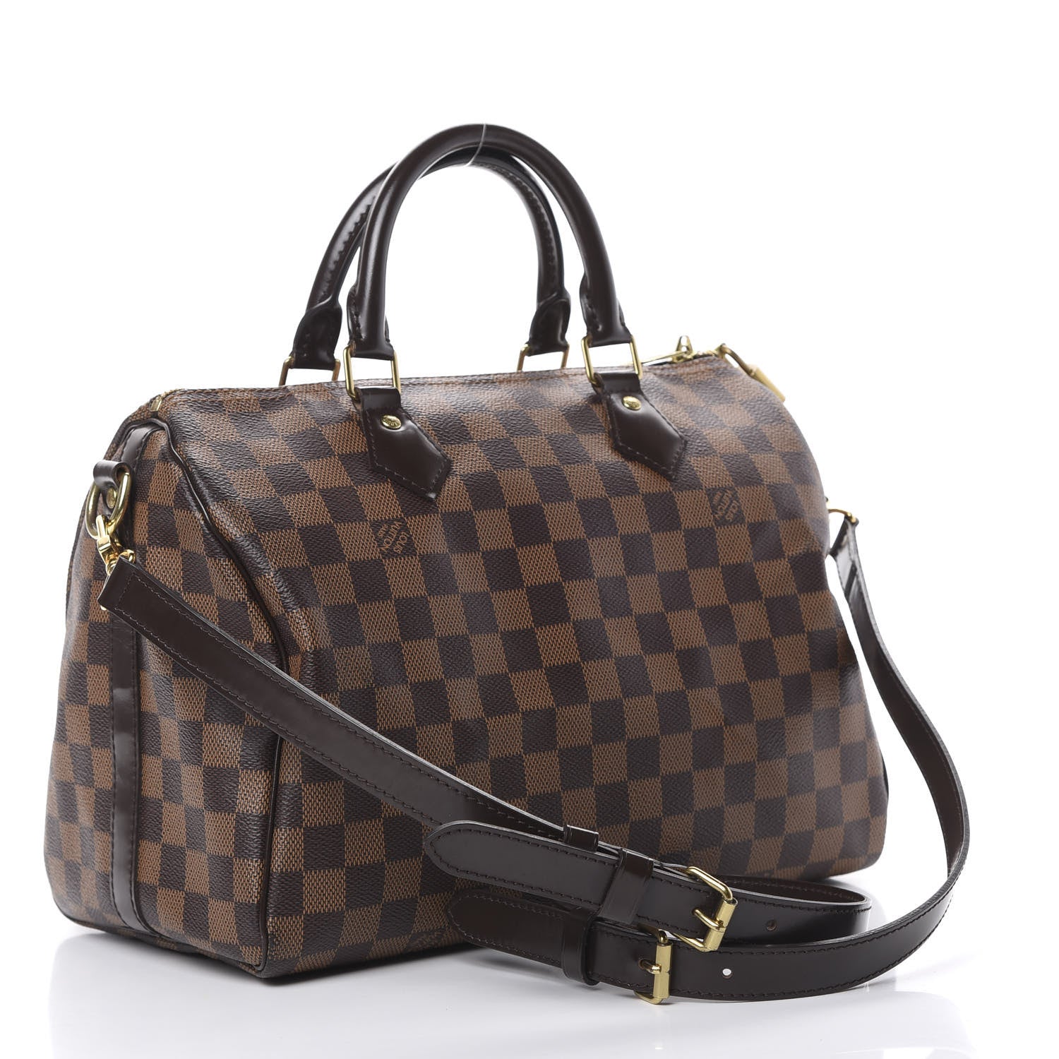 Louis Vuitton Damier Ebene Speedy Bandouliere 30 2 of 10