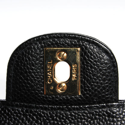 Chanel Caviar Quilted Small Double Flap Black 6 of 9