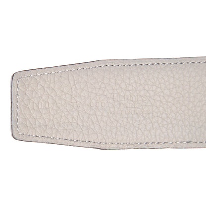 Hermes Togo 42mm Belt Strap 100 Black Gris Perle 3 of 8