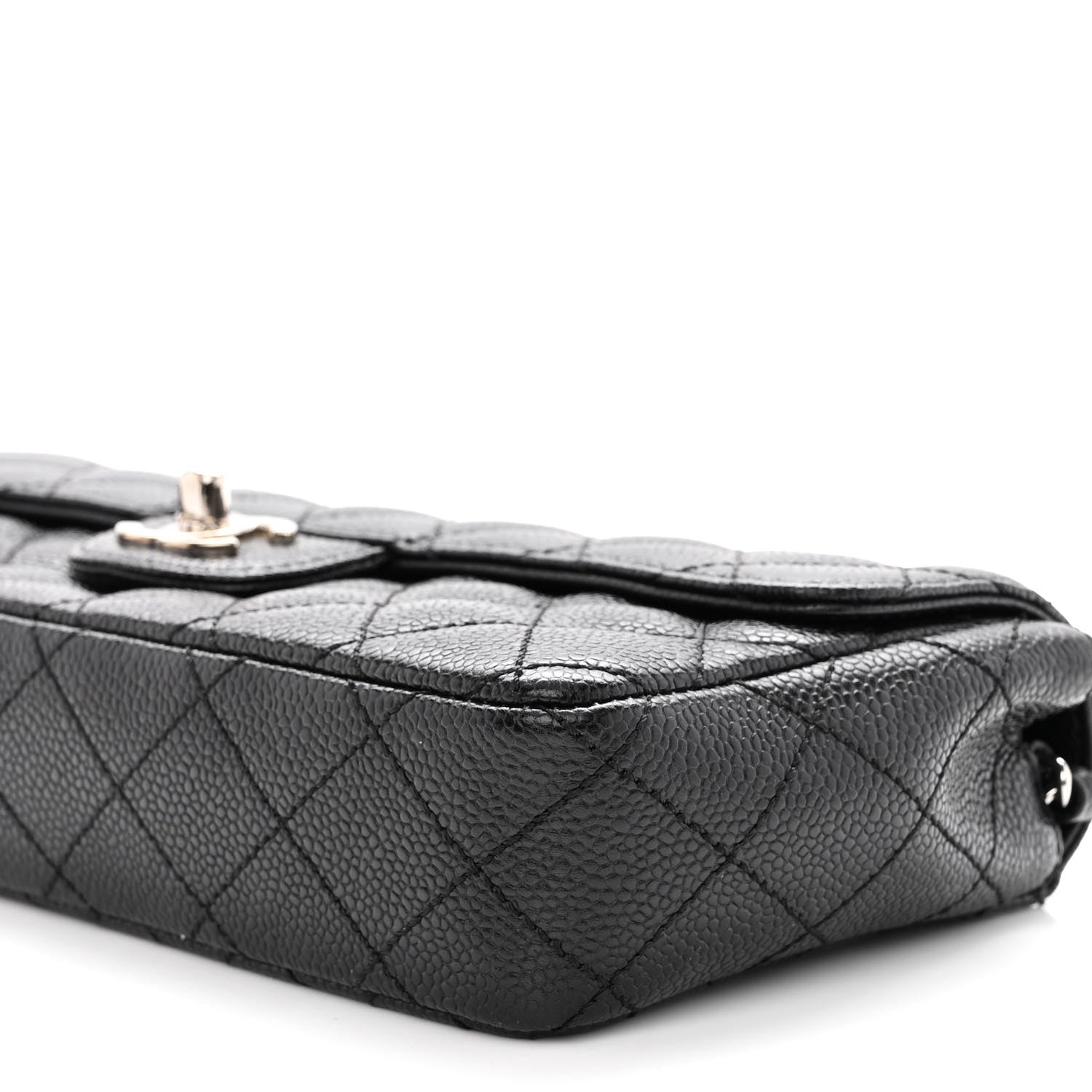Chanel Caviar Quilted East West Flap Black 10 of 10