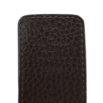 Louis Vuitton Taurillon Calfskin 30mm LV Initiales Reversible Belt 95 38 Brown Dark Brown 7 of 10