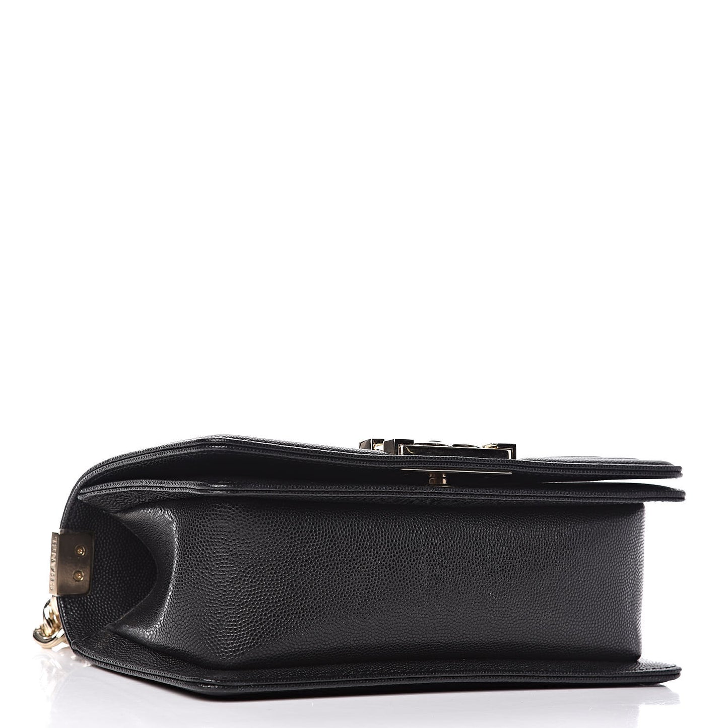Caviar Quilted Small Boy Flap Black