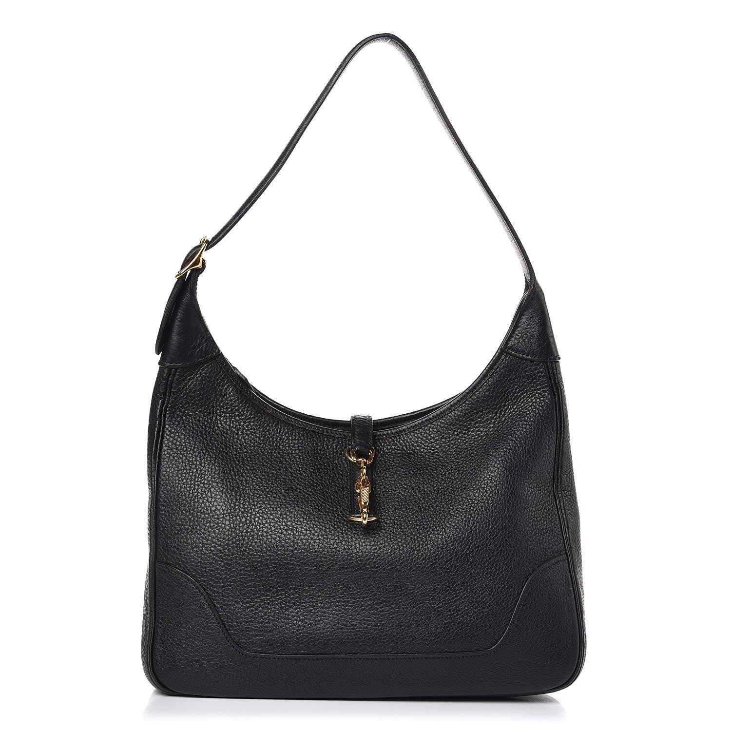 Hermes Taurillon Clemence Trim II 31 Black 1 of 8