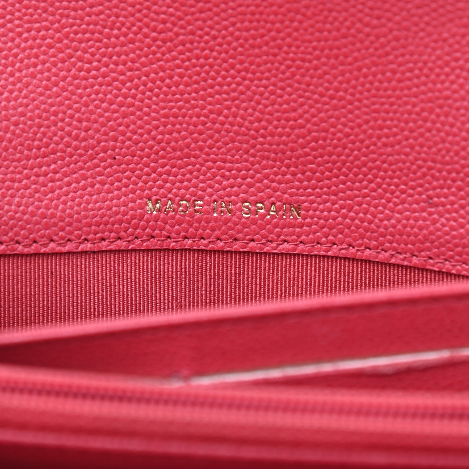 Chanel Caviar Quilted Large Gusset Flap Wallet Pink 7 of 9
